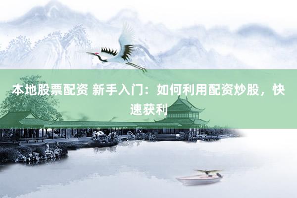 本地股票配资 新手入门：如何利用配资炒股，快速获利
